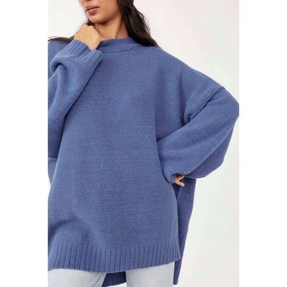 NWT Free People Peaches Tunic / Blue Indigo - Picture 4 of 6